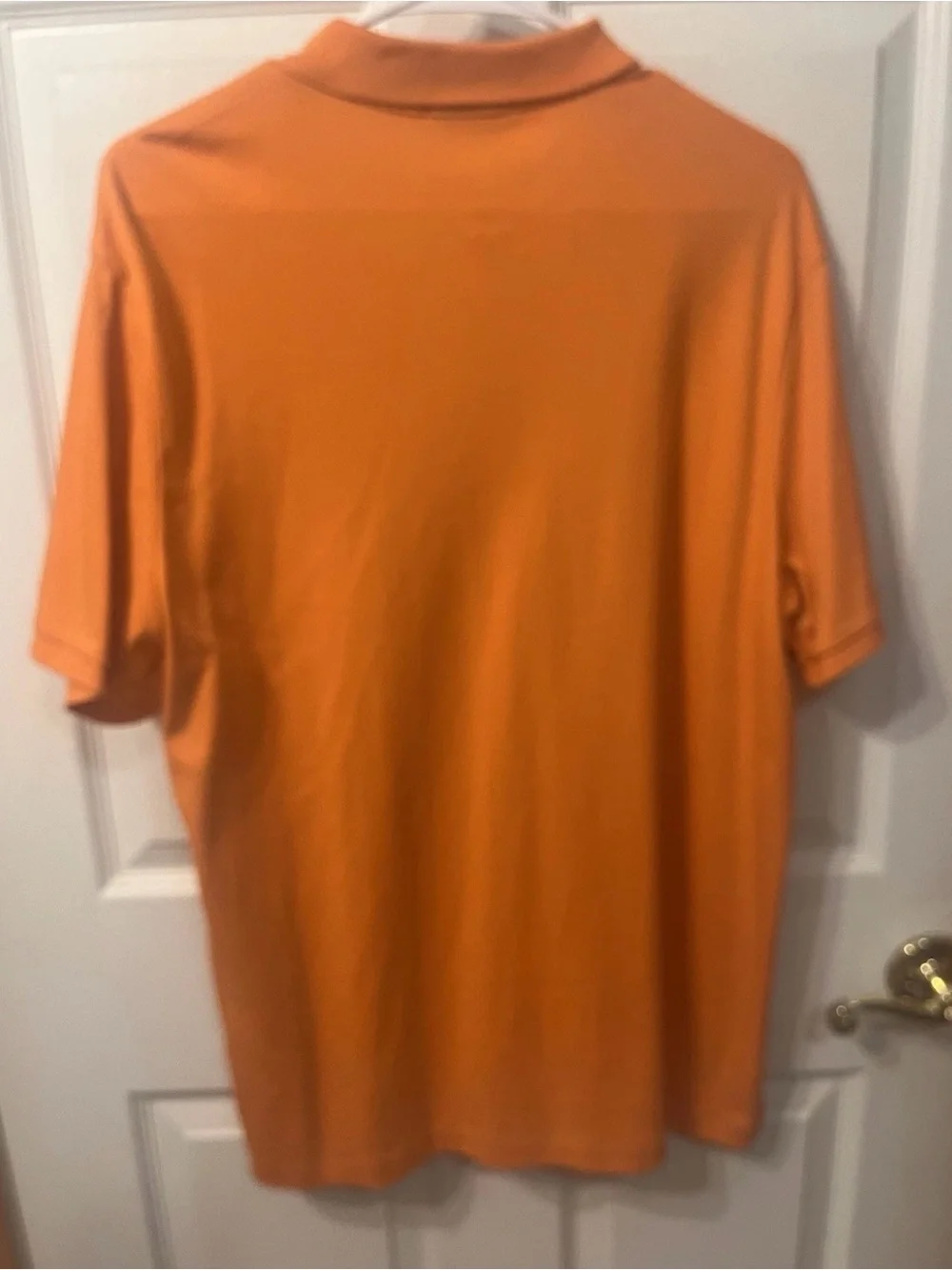 Ralph Lauren Men's Polo Shirt in Bright Orange with Embroidered Pony